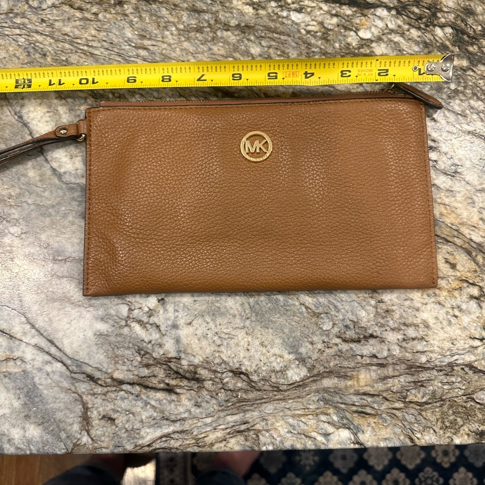 Michael Kors Brown Leather Wallet Collection
